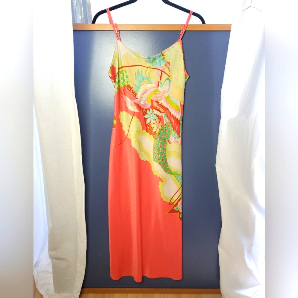 NL, medium, coral silk blend